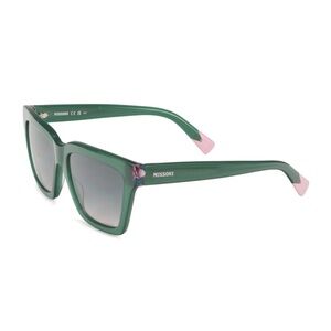 NWT Missoni Green 55mm Square Sunglasses